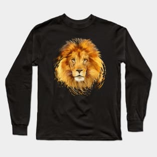 Line Face Long Sleeve T-Shirt